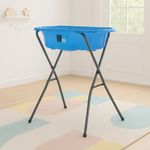 Bañera con Pedestal Azul