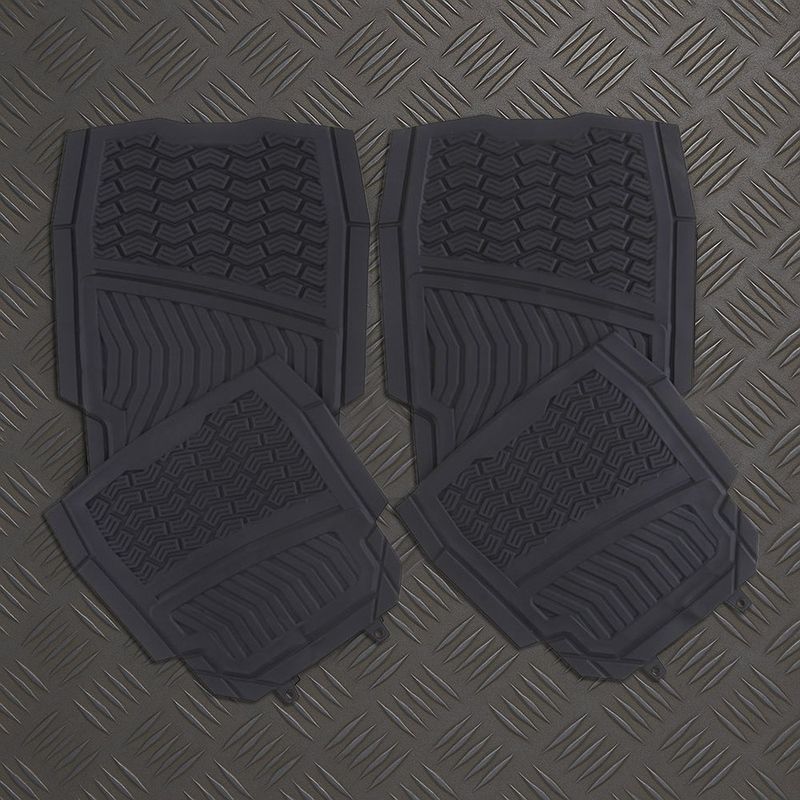 Alfombra Para Auto De Hule - Fmq Varios Colores