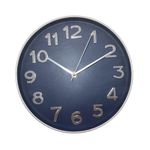 Reloj Decorativo de Pared Redondo Azul 30 Cm