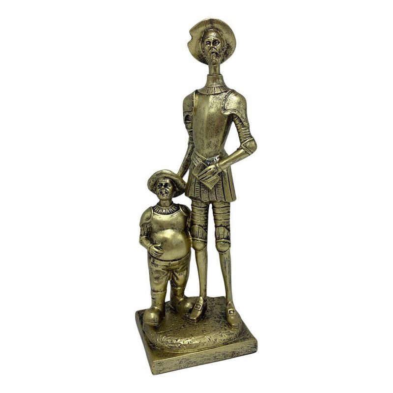 Figura Decorativa Don Quijote y Sancho Panza