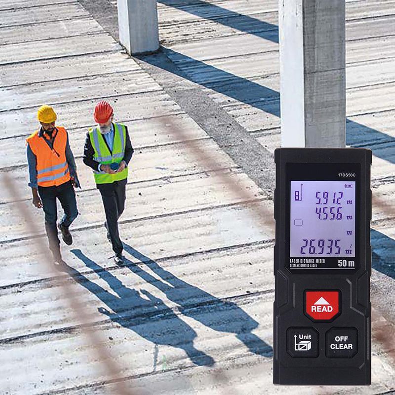 Medidor Láser Digital Portátil 50 M