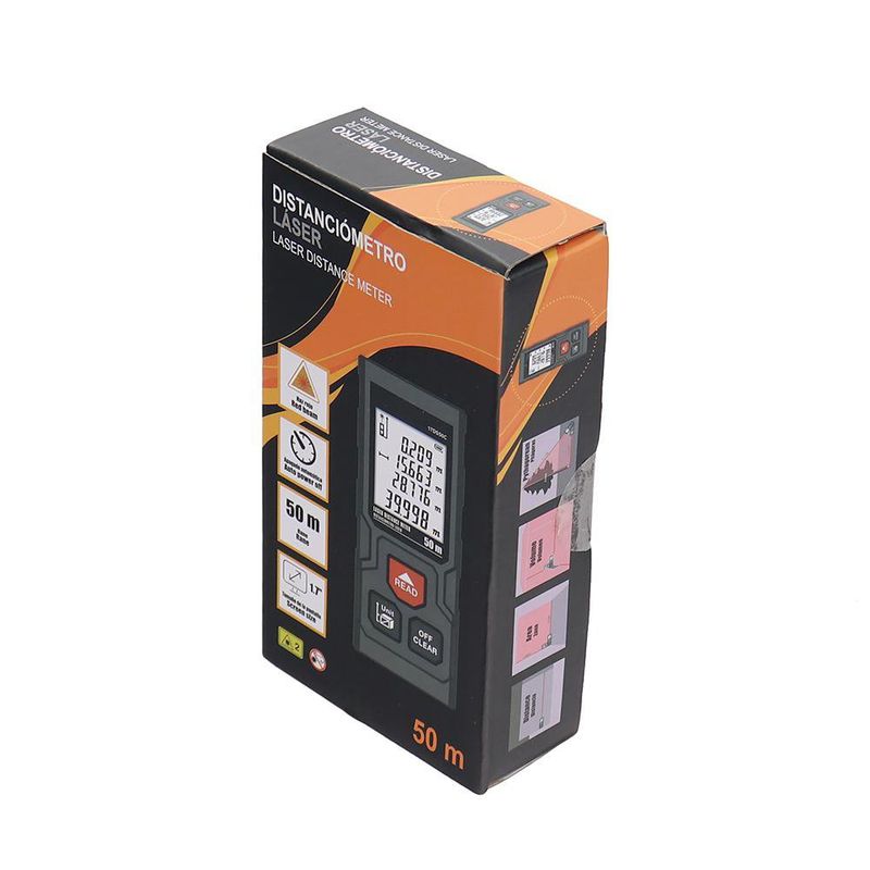 Medidor Láser Digital Portátil 50 M