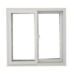 Ventana PVC Blanca S80+ Corredera Vidrio Low E 100x100 Cm