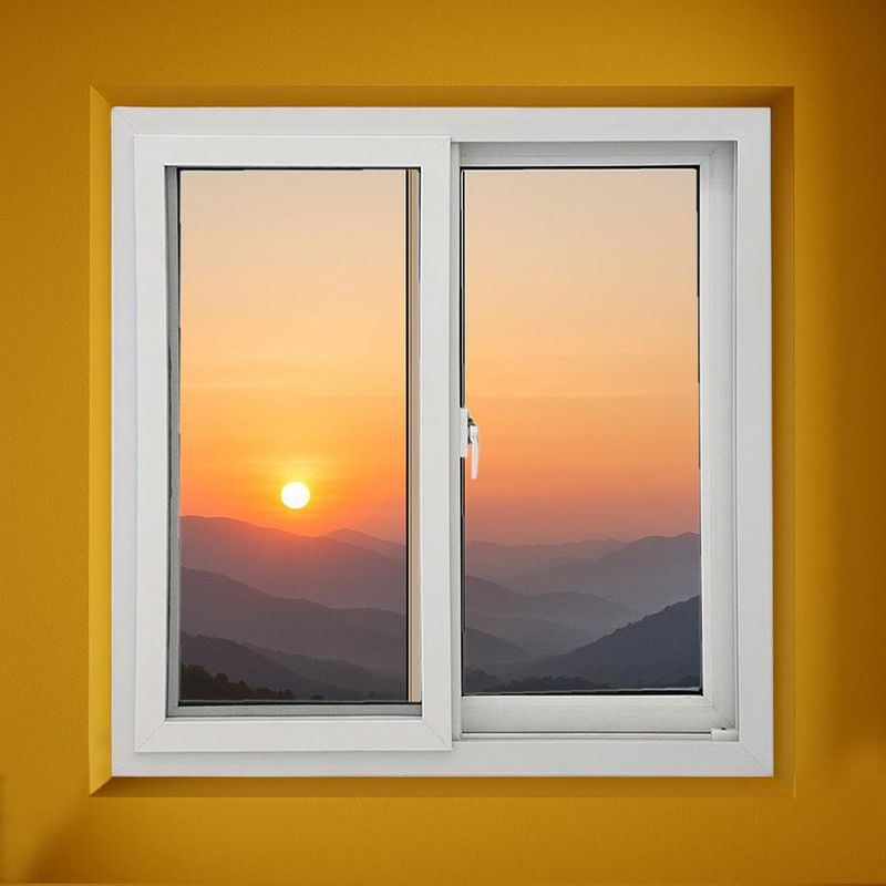 Ventana PVC Blanca S80+ Corredera Vidrio Low E 100x100 Cm