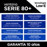 Ventana-PVC-Blanca-S80--Corredera-Vidrio-Low-E-100x100-Cm