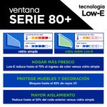 Ventana-PVC-Blanca-S80--Corredera-Vidrio-Low-E-100x100-Cm