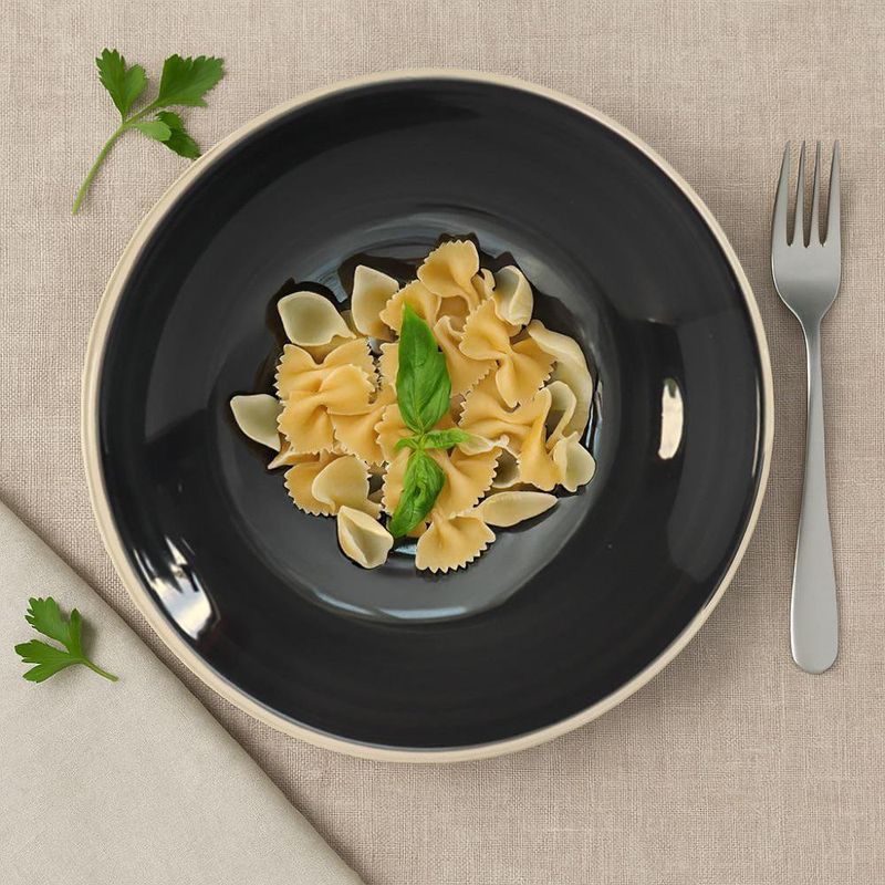 Plato para Pasta Gris
