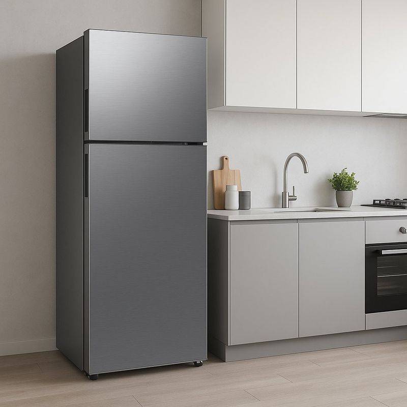 Refrigerador Top Mount 11 Pies³ Acero Inoxidable