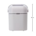 Basurero Antiolor Blanco 14 L