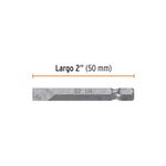 Set de 5 Puntas Planas para Desarmador 1/4 X 2 Plg