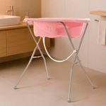 Bañera-para-Bebe-con-Soporte-Metalico-Reforzado