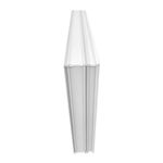 Ventana PVC S80+ Corrediza Low-E 60x40 cm Blanca con Cedazo