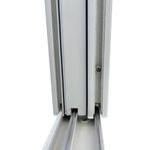 Ventana PVC S80+ Corrediza Low-E 60x40 cm Blanca con Cedazo