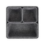 Set de Cajas para Organización de Fieltro Gris 4 Pzas