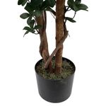 Planta Artificial Flores Rosa con Maceta