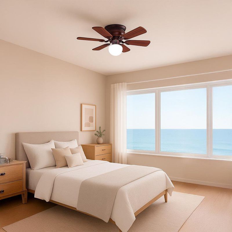 Ventilador de Techo Petite Rustic Bronce 30 Plg