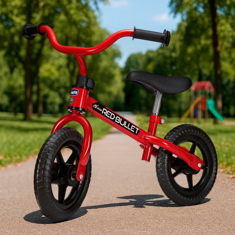 Bicicleta-de-Equilibrio-Roja
