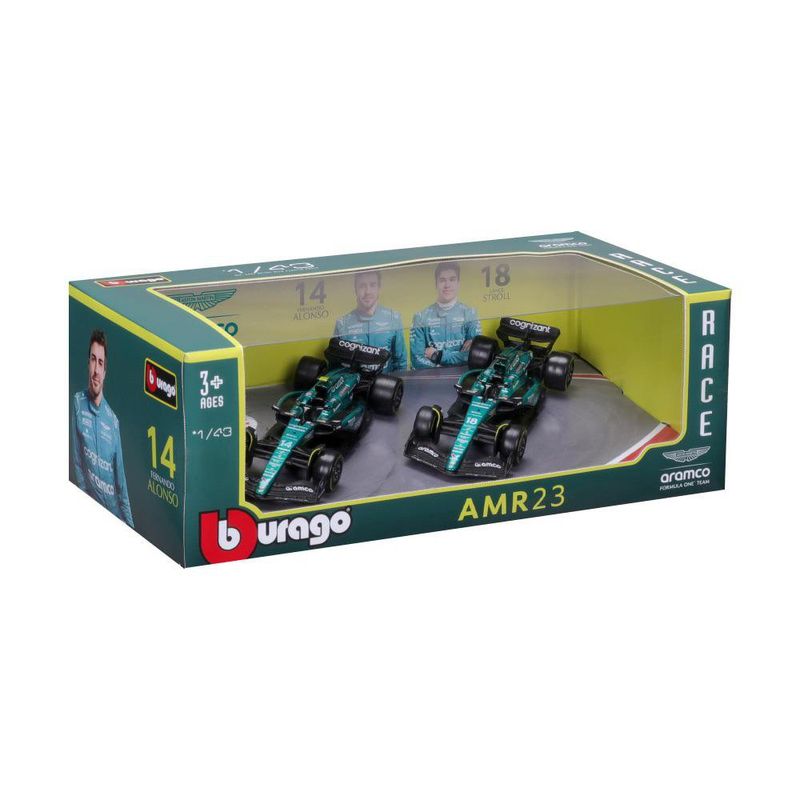 Set F1 Aston Martin 2 Piezas A Escala 1:43