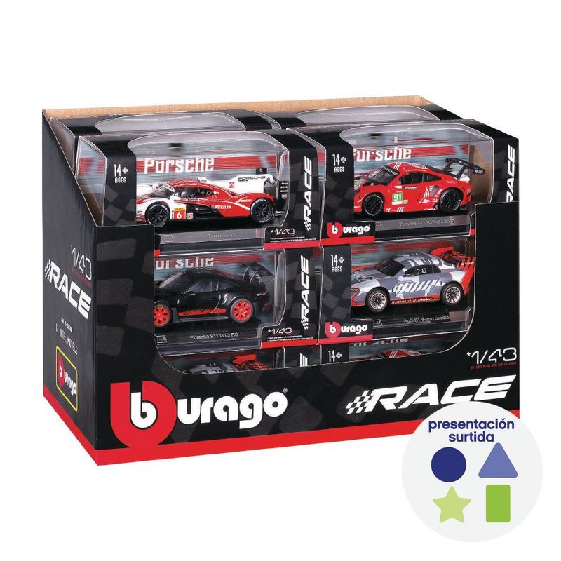 Auto A Escala 1:43 De Carreras Diseños Surtidos