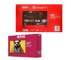 Combo Smart Led Ultra HD 50 Plg + Televisor Led Básico 32 Plg