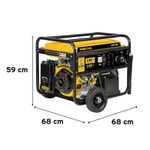 Generador Eléctrico Motor A Gasolina De 5500 W - Pretul