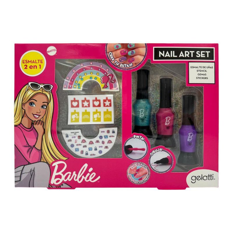 Set Maquillaje Barbie 6 Unidades