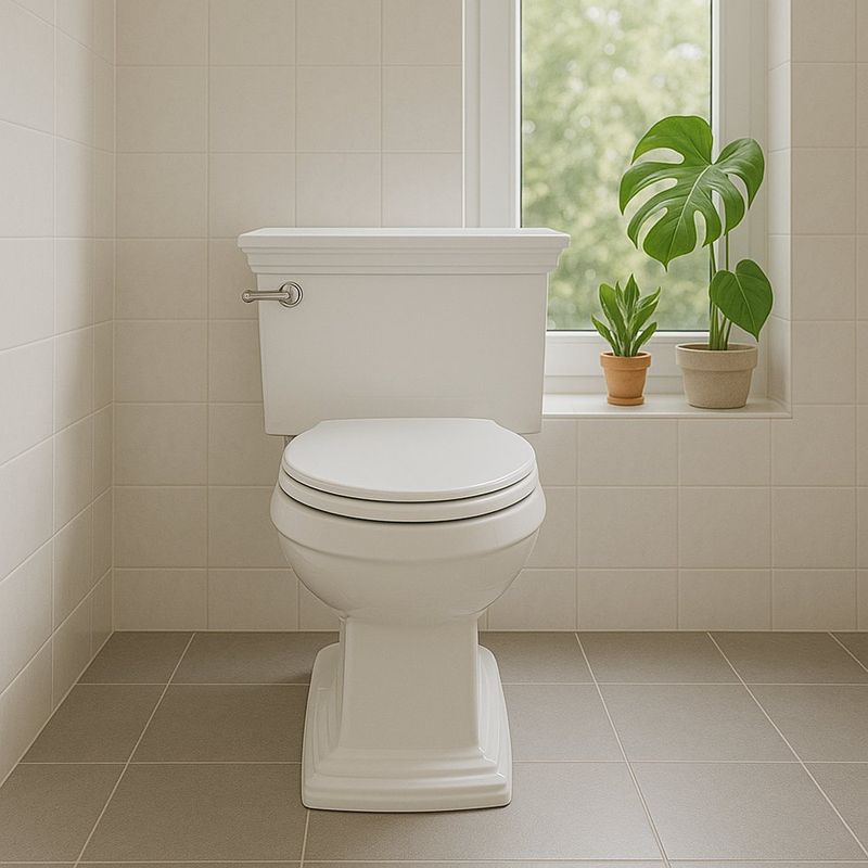 Sanitario de Dos Piezas con Diseño Clásico Provence II Asiento Elongado Blanco