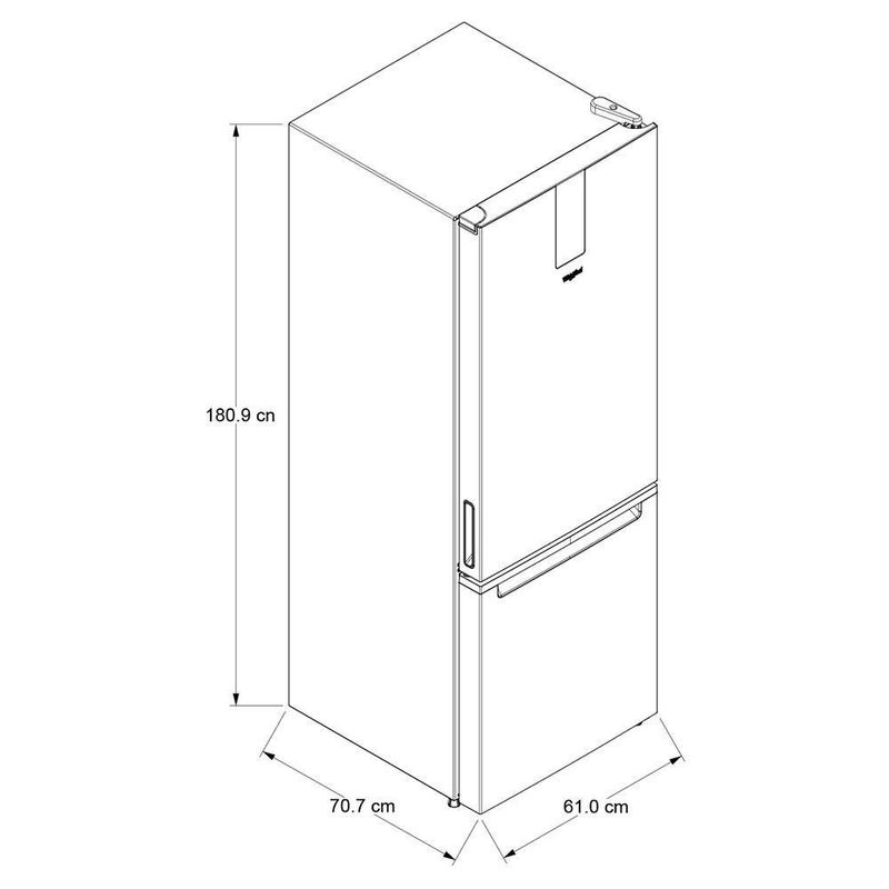 Refrigerador Xpert Energy Saver Bottom Mount De 13 Pie³ - Whirlpool