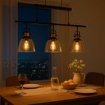 Lampara-de-Colgar-3-Luces-Negro-y-Dorado