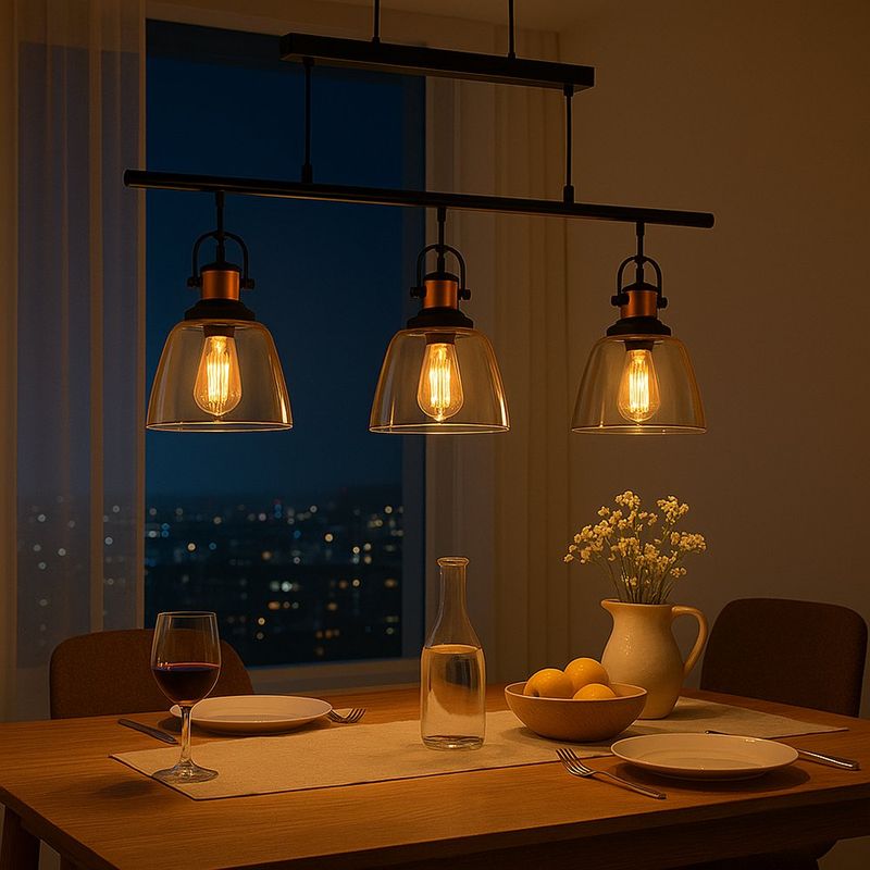 Lampara-de-Colgar-3-Luces-Negro-y-Dorado