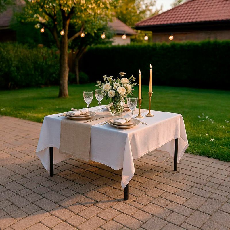 Mesa Negra Auxiliar de Jardín Idun