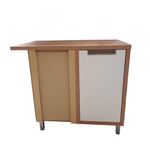 Gabinete de Esquina Impera Café y Blanco 93X52X86 Cm -  Z