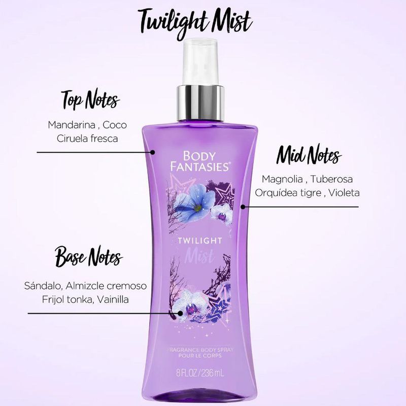 Splash para Dama Twilight Mist 236 Ml
