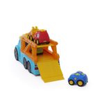 Camión Transportista con Luz y Sonido y 4 Autos