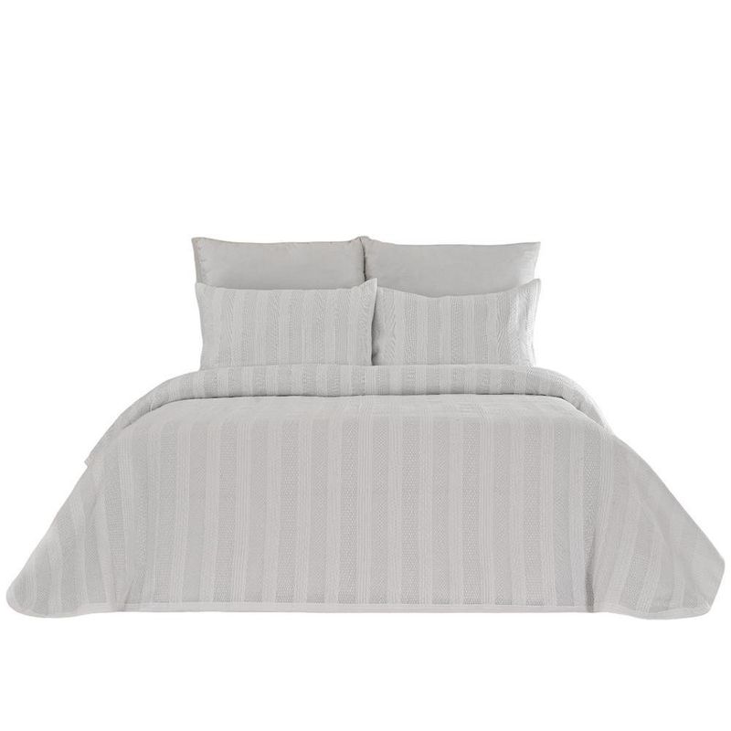 Set de Colcha Queen Wire Blanco
