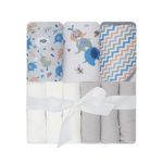 Set de 9 Toallas Elefante Gris para Bebé