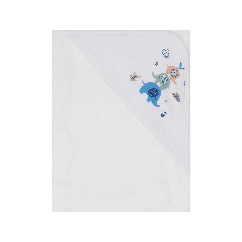 Set de 9 Toallas Elefante Gris para Bebé