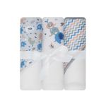 Set de 9 Toallas Elefante Gris para Bebé