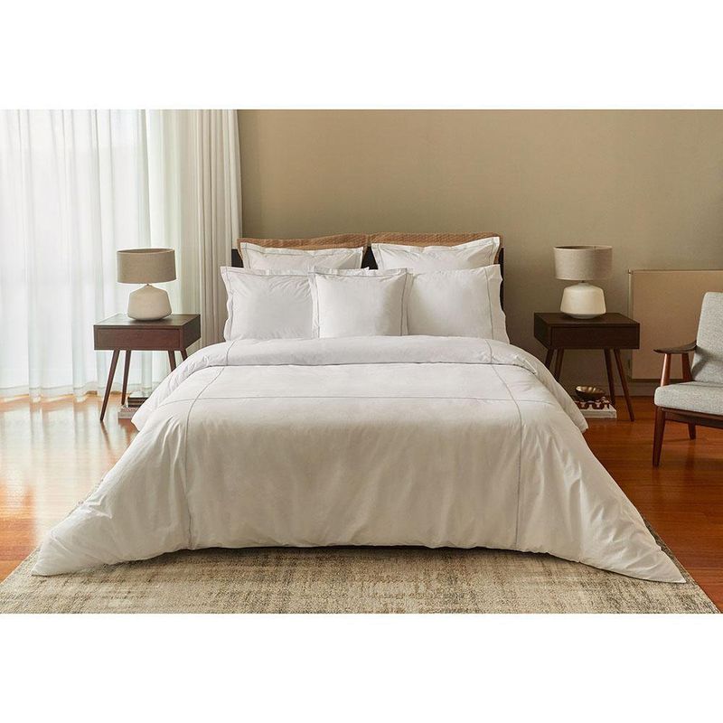 Duvet Gris de 200 Hilos Clasico Hotel Full Queen