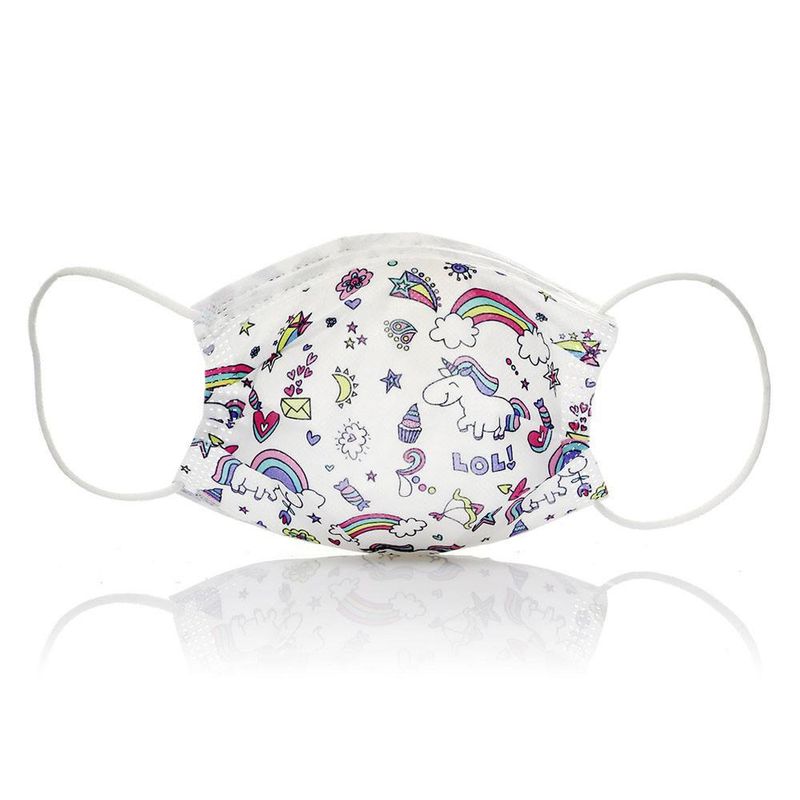 Mascarilla Desechable Para Niños Unicornios - Koala