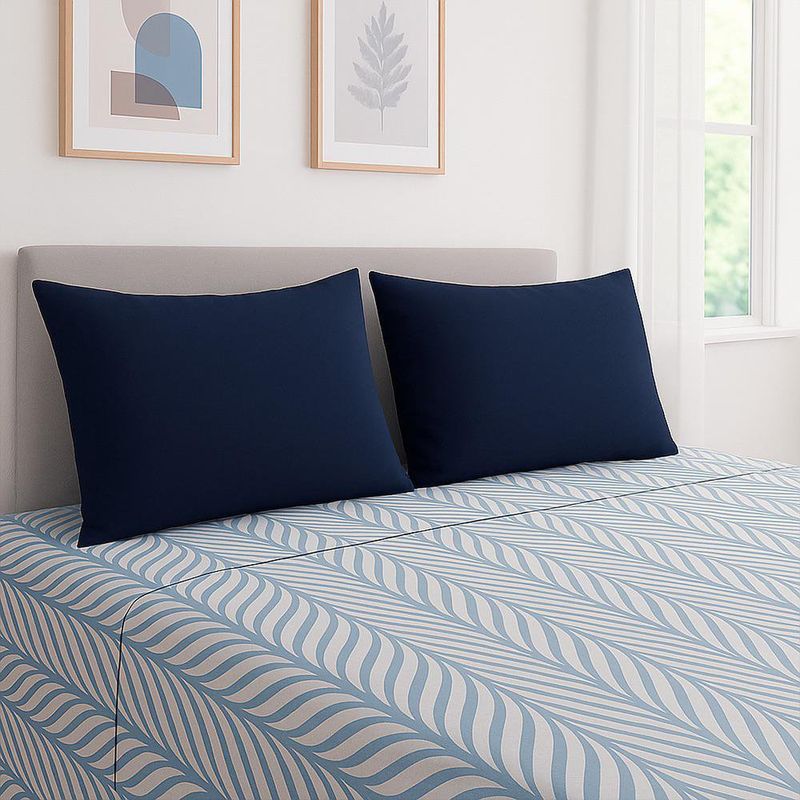 Funda para Almohada Azul Marino -  Varios Tamaños
