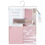 Set de Cortina para Baño con Liner y Ganchos Rosa 14 Pzas