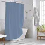 Set de Cortina para Baño con Liner y Ganchos Denim 14 Pzas