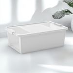 Caja con Clips Blanca 26 L