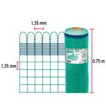 Malla Mosquitera Plástica Verde de 0.75 M por Metro