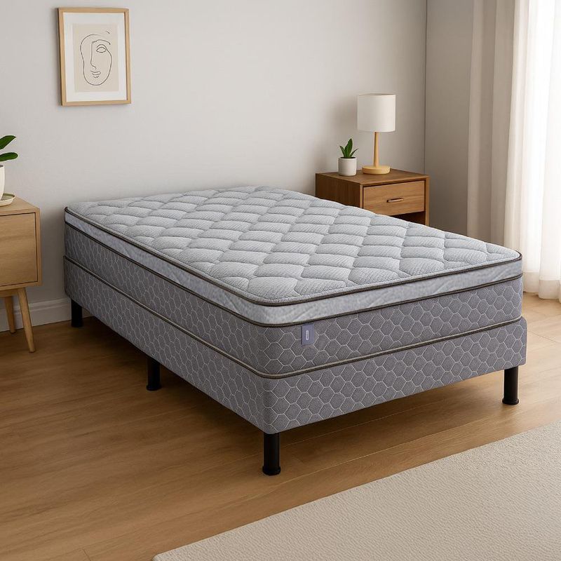 Set de Cama Colchón + Base Deluxe - Varios Tamaños