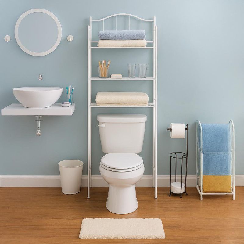 Organizador para Sanitario de 3 Niveles Blanco