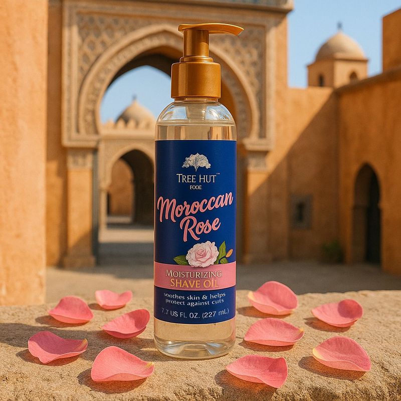 Aceite para Afeitar Hidratante Rosa Marroquí 227 ml