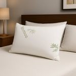 Almohada de Memoria con Cobertor de Bambú 71 x 48 Cm
