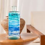 Jarron-Frances-Pequeño-Azul-40-Cm---Vidrio-San-Miguel